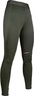 Legginsy - HKM Legginsy sportowe, ciemnozielone 134/140 - miniaturka - grafika 1