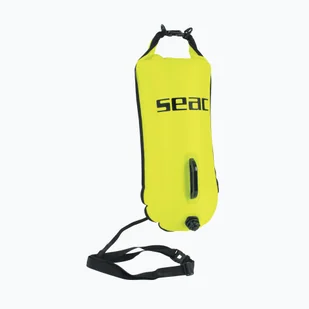 Bojka asekuracyjna SEAC Safe Dry yellow - Pływanie - miniaturka - grafika 1