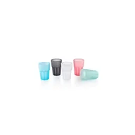 Kubki - Plastikowy kubek 480ml - GLASSY CUP wielokrotnego użytku Cocktail/Caipi Design Biały - miniaturka - grafika 1