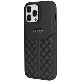 Audi Genuine Leather iPhone 13 Pro / 13 6.1" czarny/black hardcase AU-TPUPCIP13P-Q8/D1-BK - Etui i futerały do telefonów - miniaturka - grafika 5