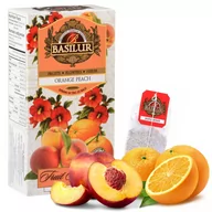 Herbata - BASILUR Fruit Infusions Owocowa herbata bezkofeinowa z aromatem pomarańczy, brzoskwini i cytryny 25x2g x1 - miniaturka - grafika 1