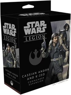 Star Wars: Legion - Cassian Andor and K-2SO Commander Expansion Fantasy Flight Games - Gry bitewne - miniaturka - grafika 1