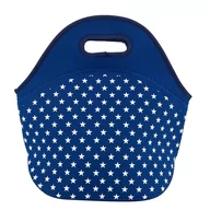 Torby i wózki na zakupy - Lumarko Torba Termiczna Na Lunch Box 30,5x27 Cm Granatowa! - miniaturka - grafika 1