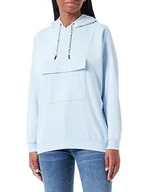 Bluzy damskie - libbi Damska bluza z kapturem 23930095, jasnoniebieska, L, jasnoniebieski, L - miniaturka - grafika 1