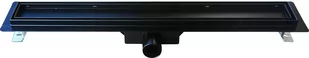 Odpływ liniowy DRAIN Designe 80 cm Black - Odpływy liniowe - miniaturka - grafika 1