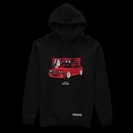 Odzież do sportów motorowych - Czarna bluza z kapturem BMW E30 M3 coupe -XS - miniaturka - grafika 1