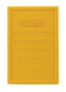 Pokrywa do pojemników termoizolacyjnych Cam GoBox ładowanych od góry, Cambro, żółta, żółty, 600x400x(H)34mm - Akcesoria gastronomiczne - miniaturka - grafika 1