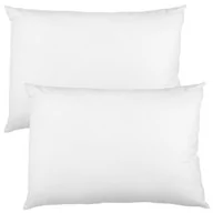 Poduszki - Poduszka Z Mikrofibry 50X70Cm Do Spania, Biała Pikowana, Zestaw 2Szt - miniaturka - grafika 1