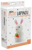Zabawki kreatywne - Graine Creative Zestaw Królik z Pomponów GC-440022 - miniaturka - grafika 1