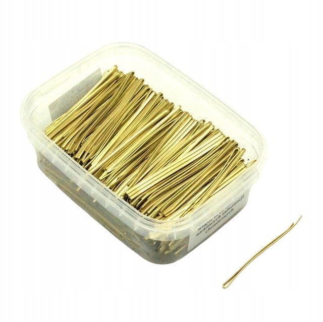 Wsuwki IZA proste ZŁOTE 6cm 500g