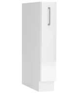 Szafki kuchenne - Biała Stojąca Szafka Do Kuchni Z Cargo I Koszem A2-N14 - miniaturka - grafika 1