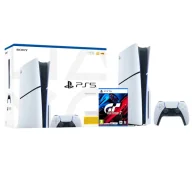 Konsole Playstation - Sony PlayStation 5 Slim E Chassis PS5 1TB z napędem + Gran Turismo 7 - miniaturka - grafika 1
