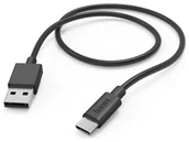 Kable USB - Hama USB-A - USB-C, 1m czarny - miniaturka - grafika 1