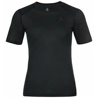 Koszulki i topy damskie - ODLO Damski top Bl Crew Neck S/S Active Wa Top, czarny, L 159111 - miniaturka - grafika 1