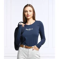 Bluzki damskie - Pepe Jeans London Bluzka NEW VIRGINIA | Slim Fit - miniaturka - grafika 1