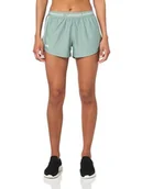 Spodenki damskie - Under Armour Tech Play Up Szorty - Silica Zielony/Hydro Zielony/Biały - XL - miniaturka - grafika 1