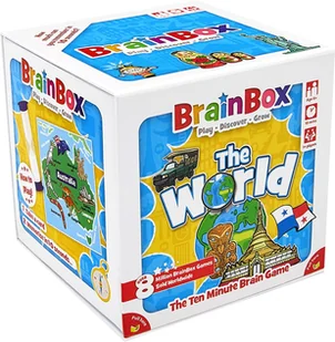 Gra planszowa Asmodee BrainBox The World (wersja angielska) (50258221390160) - Gry planszowe - miniaturka - grafika 1