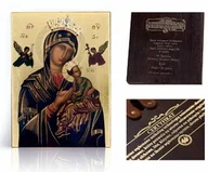 Ikony i obrazy sakralne - Ikona religijna Matka Boża Nieustającej Pomocy - miniaturka - grafika 1