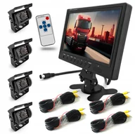 Kamery cofania - Monitor 9'' 4 kamery cofania linie Bus Tir 15m - miniaturka - grafika 1