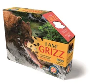 Puzzle - MADD CAPP,  Puzzle konturowe I AM - Grizzly 1000 elem. - miniaturka - grafika 1