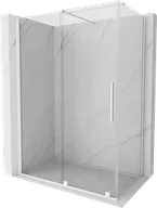Kabiny prysznicowe - Mexen Velar kabina prysznicowa rozsuwana 150x85 cm, transparent, biała - 871-150-085-01-20 - miniaturka - grafika 1