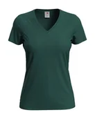 Koszulki i topy damskie - Koszulka damska T-shirt damski Stedman V-neck ST2700 Bottle Green L - miniaturka - grafika 1