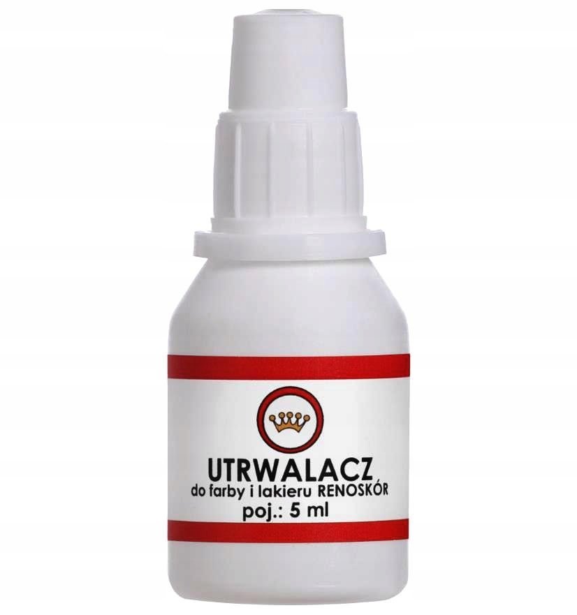 UTRWALACZ do Farby Lakieru RENOSKÓR Wzmacniacz Renowacji skóry UTWARDZACZ 5