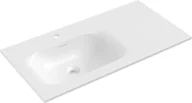 Umywalki - Mexen Vela umywalka wpuszczana w blat lewa 91 x 46,5 cm, biała połysk - 25239000L - miniaturka - grafika 1