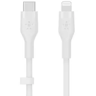 Kable USB - Belkin Kabel Usb Typ-C Lightning Silicone 2m Biały - miniaturka - grafika 1
