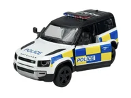 Samochody i pojazdy dla dzieci - KINSMART LAND ROVER DEFENDER 90 POLICJA 1:36 BEZ PUDEŁKA KT5428 - miniaturka - grafika 1