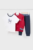 Dresy i komplety dla chłopców - Mayoral komplet niemowlęcy kolor czerwony - miniaturka - grafika 1
