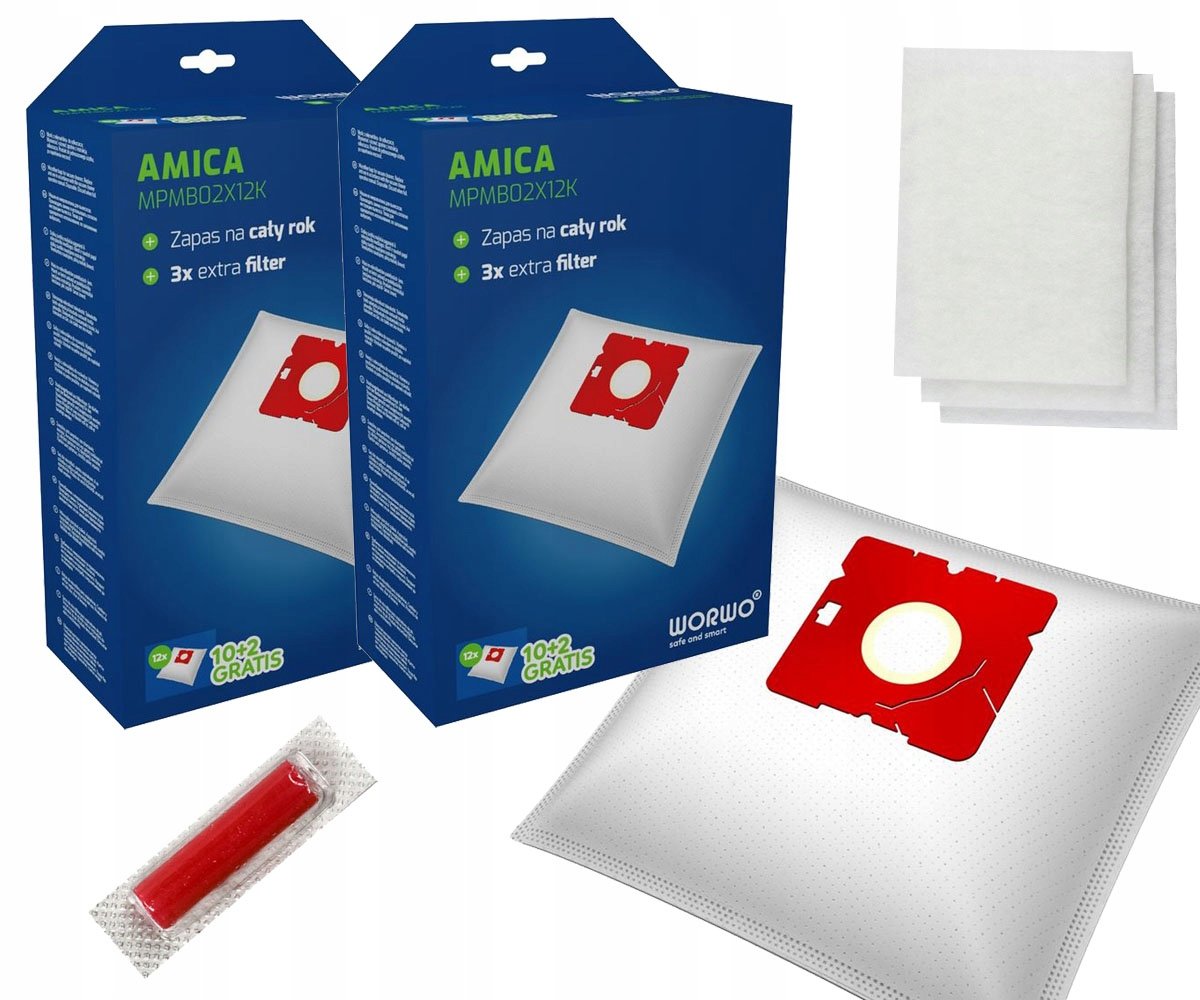 24x Worki do odkurzacza Amica Gorenje Mpm Focus Beko Zelmer