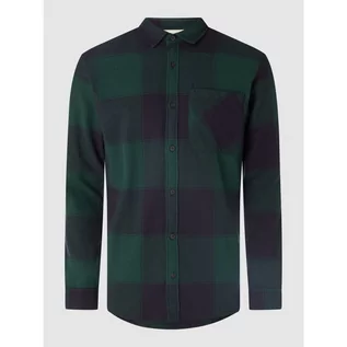 Koszule męskie - Koszula flanelowa o kroju comfort fit z bawełny model Owen - Jack & Jones - grafika 1