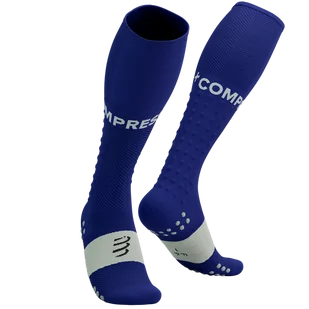 COMPRESSPORT Skarpety kompresyjne FULL SOCKS RUN dazzling blue - Skarpetki sportowe męskie - miniaturka - grafika 1