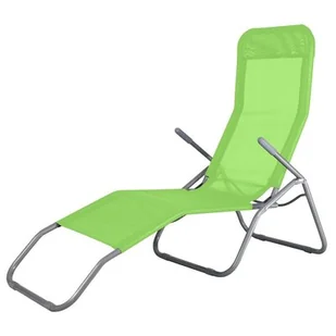 Patio Leżak składany limonka 47815 - Leżaki ogrodowe - miniaturka - grafika 1