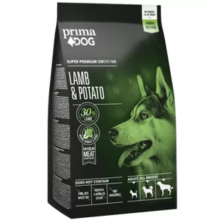 PRIMADOG Karma dla psa 30% MIĘSA Jagnięcina z ziemniakami 10kg - Sucha karma dla psów - miniaturka - grafika 1