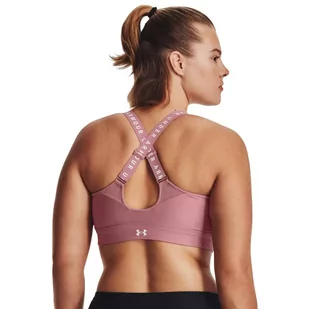 Biustonosz sportowy Under Armour Infinity High Bra Zip - Bielizna sportowa damska - miniaturka - grafika 9