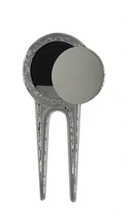 Pitchfork  metalowy z markerem na magnesie (znacznikem), fajny prezent dla golfistów - Golf - miniaturka - grafika 1