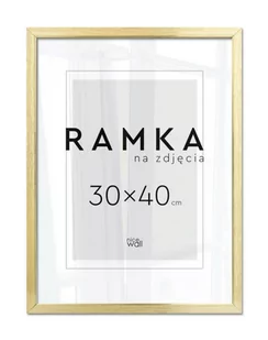 Ramka na zdjęcia 30x40 cm Złota - Ramki na zdjęcia - miniaturka - grafika 1