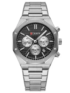 Zegarek ZEGAREK MĘSKI CURREN 8440 CHRONOGRAF (zc047b) + BOX - Zegarki męskie - miniaturka - grafika 1