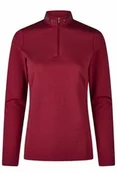 Koszulki jeździeckie - Pikeur Bluzka damska STRASS SHIRT 6273 SPORTS - rumba red - miniaturka - grafika 1