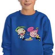 Bluzy dla dziewczynek - Bluza Dziecięca Granatowa Cosmo&Wanda Wróżkowie Chrzestni Wz -116 Cm (5-6) - miniaturka - grafika 1