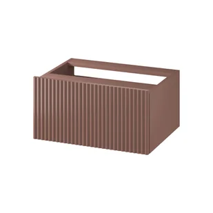 Szafka łazienkowa pod blat Meissen Keramik Kontra 60 cm czerwony mat S1004-002 - Szafki łazienkowe - miniaturka - grafika 1