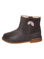 Kozaki damskie - Clarks Skórzane kozaki "Comet Style" w kolorze szarym - miniaturka - grafika 1
