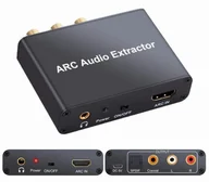 Inne akcesoria audio-wideo - Extractor Ekstraktor Konwerter audio HDMI na Toslink \ Coaxial \ Cinch \ Jack - miniaturka - grafika 1