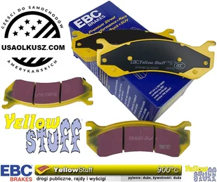 Przednie klocki hamulcowe EBC YellowStuff GMC Sierra 1999-2005 - Klocki hamulcowe - miniaturka - grafika 1