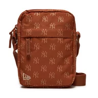 Torby męskie - Saszetka New Era Monogram Side Nyy 60503775 Brązowy - miniaturka - grafika 1