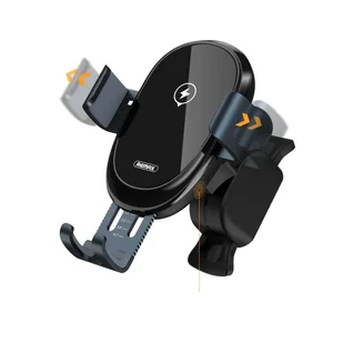 Remax automatycznie zamykany uchwyt samochodowy + bezprzewodowa ładowarka Qi 10W czarny (RM-C39) - Ładowarki do telefonów - miniaturka - grafika 10