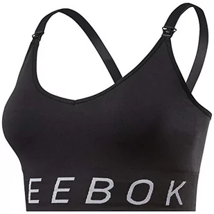 Reebok Damski biustonosz sportowy Sr Maternity Bra czarny czarny xxs FK5344 - Biustonosze - miniaturka - grafika 1