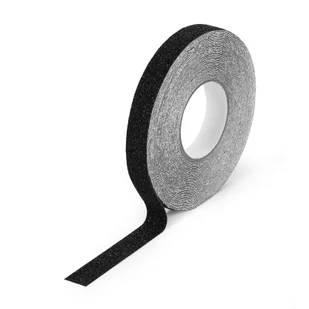 Taśma antypoślizgowa, grube ziarno, 25 mm x 18,3 m, 5 szt, czarna - Taśmy izolacyjne i naprawcze - miniaturka - grafika 1